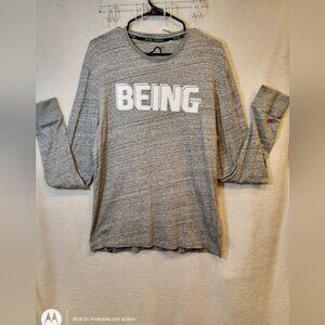 Being Human light gray size XL pullover sweater shirt